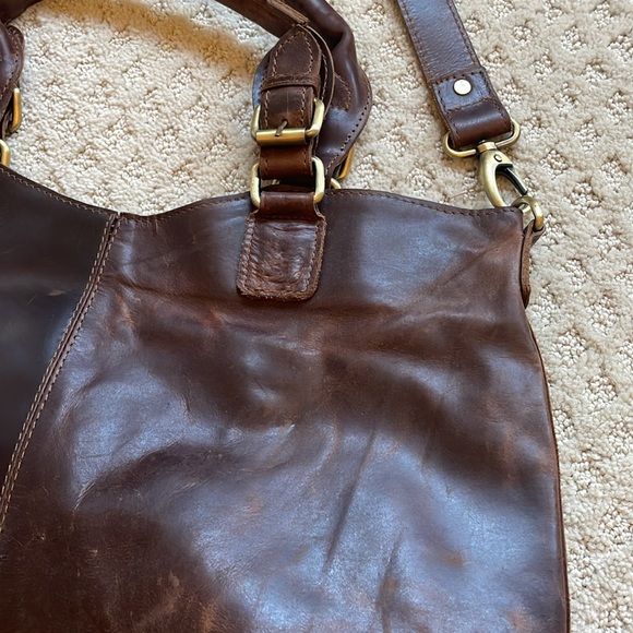 Leather tote bag - Picture 2 of 6